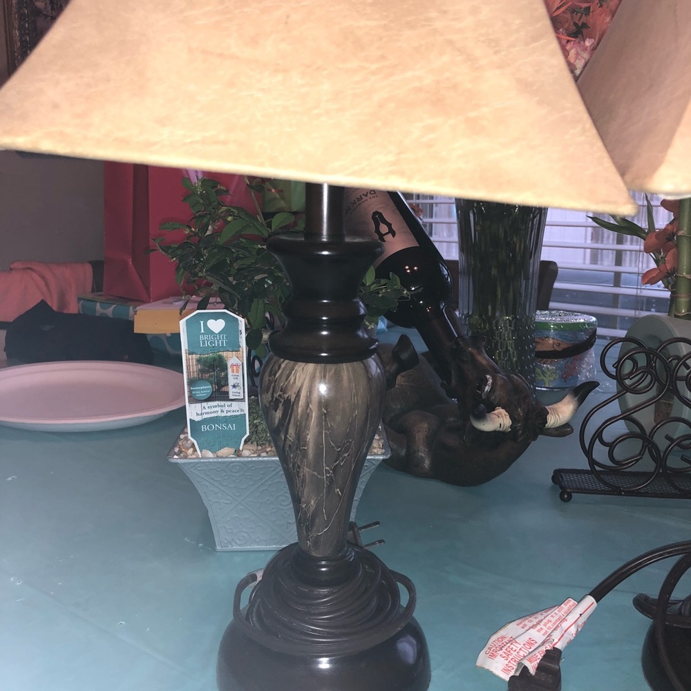 Matching small lamps